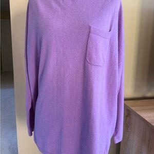 Talbots Lavender Knit Sweater